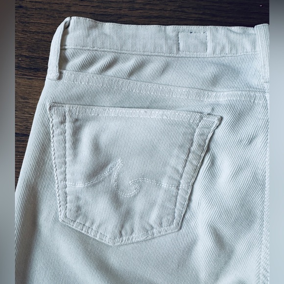 AG The Ballad Women's Slim Boot soft corduroy in cream - Picture 4 of 7